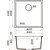Кухонная мойка Omoikiri Bosen 44-U-CH 4997009, шампань, Цвет производителя: шампань - 3 Кухонная мойка Omoikiri Bosen 44-U-CH 4997009, шампань, Цвет производителя: шампань фото 3