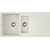 Кухонная мойка Omoikiri Sakaime 100-2-WH 4993895, белый -  Кухонная мойка Omoikiri Sakaime 100-2-WH 4993895, белый фото