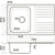 Мойка кухонная Omoikiri Sagami 79-IN (4993735) 0,9 мм фото 6
