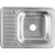 Кухонная мойка Iddis Basic BAS65SRi77 0,6 мм, сатин L фото 