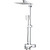 Душевая стойка со смесителем телескопическая Gappo G2418 -  Душевая стойка со смесителем телескопическая Gappo G2418 фото