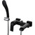 Смеситель для ванны с душевым гарнитуром Gappo Aventador G3250, черный/хром фото 