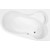 Ванна акриловая Vagnerplast Melite 160x105 см 76411 R фото 
