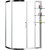 Душевое ограждение Azario Victoria AZ-NNQ2131-1-L 120х90 см (стекло 8 мм) хром/прозрачное - 2 Душевое ограждение Azario Victoria AZ-NNQ2131-1-L 120х90 см (стекло 8 мм) хром/прозрачное фото 2