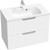 Тумба подвесная с раковиной Ravak Classic II 80 см X000001481, белый/серый фото 