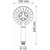 Ручной душ WasserKraft A058 - 6 Ручной душ WasserKraft A058 фото 6