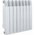 Радиатор Azario AL500/100/8 640х585 мм (8 секции) белый фото 