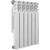 Радиатор Azario BM500/80/6 450х555 мм (6 секций) белый фото 