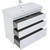 Тумба напольная с раковиной Aquanet Nova Lite 100 см 302478 (3 ящика) белый, Цвет фасада: белый - 5 Тумба напольная с раковиной Aquanet Nova Lite 100 см 302478 (3 ящика) белый, Цвет фасада: белый фото 5