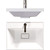 Тумба подвесная с раковиной Mirsant Scandy 60 см, белый фото 4