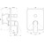 Смеситель для душа Ravak Flat - FL 065.20 X070179+X070139, чёрный матовый - 5 Смеситель для душа Ravak Flat - FL 065.20 X070179+X070139, чёрный матовый фото 5