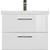 Тумба подвесная с раковиной Cersanit Lara 60 см 64133, 2 ящика, белый - 7 Тумба подвесная с раковиной Cersanit Lara 60 см 64133, 2 ящика, белый фото 7