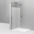 Душевая перегородка Cezares 105 см LIBERTA-L-1-105-120-C-Cr (подрезаемый кронштейн, стекло 8 мм) хром/прозрачное фото 