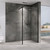 Душевая перегородка Abber Immer Offen 120 см AG66120B, черный/прозрачное фото 