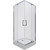 Душевое ограждение Triton Каппа 90x90 см, хром/прозрачное фото 