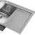 Кухонная мойка Gerhans K37851-L 1 мм, нержавеющая сталь L, Цвет производителя: нержавеющая сталь - 4 Кухонная мойка Gerhans K37851-L 1 мм, нержавеющая сталь L, Цвет производителя: нержавеющая сталь фото 4