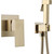 Набор для гигиенического душа Abber Daheim AF8225G, золото матовое фото 