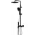 Душевая стойка Damixa Apollo DX220920300, чёрный -  Душевая стойка Damixa Apollo DX220920300, чёрный фото