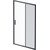 Дверь душевая Am.Pm Gem Solo 120х195 см W90G-120-1-195BG, черный/тонированное фото 