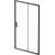 Дверь душевая Am.Pm Gem Solo 120х195 см W90G-120-1-195BT, черный/прозрачное фото 
