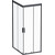 Душевое ограждение Am.Pm Gem 100х80 см W90G-404-100280-BT, чёрный/прозрачное -  Душевое ограждение Am.Pm Gem 100х80 см W90G-404-100280-BT, чёрный/прозрачное фото