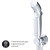 Набор для гигиенического душа Am.Pm X-Joy F40H85A00 - 9 Набор для гигиенического душа Am.Pm X-Joy F40H85A00 фото 9