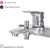 Смеситель для ванны Am.Pm Spirit V2.1 F71A10000 - 10 Смеситель для ванны Am.Pm Spirit V2.1 F71A10000 фото 10