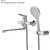 Смеситель для ванны Am.Pm X-Joy F85A95000 с душевым набором, хром, Цвет производителя: хром - 7 Смеситель для ванны Am.Pm X-Joy F85A95000 с душевым набором, хром, Цвет производителя: хром фото 7