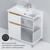 Тумба напольная с раковиной Am.Pm X-Joy 80 см M85AFSX0802WG, белый глянцевый фото 9