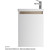 Тумба подвесная с раковиной Am.Pm X-Joy 45 см M85AFHX0451WG, белый глянцевый фото 11