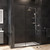 Дверь душевая Am.Pm Gem Solo 140х195 см W90G-140-1-195BT, черный/прозрачное фото 2