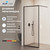Душевая перегородка RGW WA-012B 120x200 см 35101212-84 (стекло 8 мм) с кронштейном в комплекте, чёрный/прозрачное -  Душевая перегородка RGW WA-012B 120x200 см 35101212-84 (стекло 8 мм) с кронштейном в комплекте, чёрный/прозрачное фото