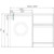Тумба напольная с раковиной-столешницей Акватон Лондри 105 см 1A2670K1LHDY0 (раковина слева) дуб кантри фото 12