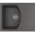 Кухонная мойка Florentina Паола 620, антрацит, Цвет производителя: чёрный фото 