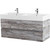 Тумба подвесная с раковиной Cezares MOLVENO 46-120-2C-SO-2-LG 120 см (раковина CZR-MIL-120-2-LVB), Legno Grigio фото 3