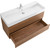 Тумба подвесная с раковиной Cezares MOLVENO 46-120-2C-SO-NC 120 см (раковина CZR-MIL-120-LVB), Noce Chiaro фото 4