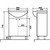 Тумба напольная с раковиной Стиль Моника New 60 см (раковина Арго) фото 6
