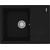 Кухонная мойка Lemark Imandra 640 9910019, антрацит, Цвет производителя: антрацит фото 
