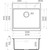 Кухонная мойка Omoikiri Kitagawa 57 GR 4993450, leningrad grey, Цвет производителя: Leningrad grey - 2 Кухонная мойка Omoikiri Kitagawa 57 GR 4993450, leningrad grey, Цвет производителя: Leningrad grey фото 2