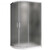 Душевое ограждение Abber Schwarzer Diamant 110x90 см AG01119M, хром/матовое фото 