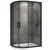 Душевое ограждение Abber Schwarzer Diamant 100x90 см AG01190B, чёрный/прозрачное фото 