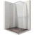 Душевое ограждение Ambassador Kingston 100x90 см 14011121, хром/прозрачное фото 