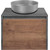 Тумба подвесная со столешницей Vincea Mesa 60 см VMC-2MS600TB, бетон/дуб табак фото 4