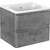 Тумба подвесная с раковиной Vincea Vico 60 см VMC-2V600BT (раковина белая VCB-2VP600W), бетон фото 3