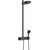 Душевая стойка с термостатом Hansgrohe Pulsify S Showerpipe 260 2jet 24240670, черный матовый -  Душевая стойка с термостатом Hansgrohe Pulsify S Showerpipe 260 2jet 24240670, черный матовый фото