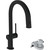 Смеситель для кухни Hansgrohe Aqittura M91 FilterSystem 210 76803670, черный матовый фото 