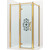 Душевое ограждение Ambassador Royal 120x80 см 18015310-L (стекло 8 мм) золото/прозрачное фото 