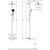 Душевая стойка с термостатом Jacob Delafon Atom E26238-CP фото 7