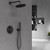 Душевая система для душа с термостатом Vincea VSFW-101TMB, черный матовый - 2 Душевая система для душа с термостатом Vincea VSFW-101TMB, черный матовый фото 2