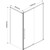 Душевое ограждение Vincea Arno 140x80 см VSR-1A8014CL (стекло 8 мм), хром/прозрачное фото 7